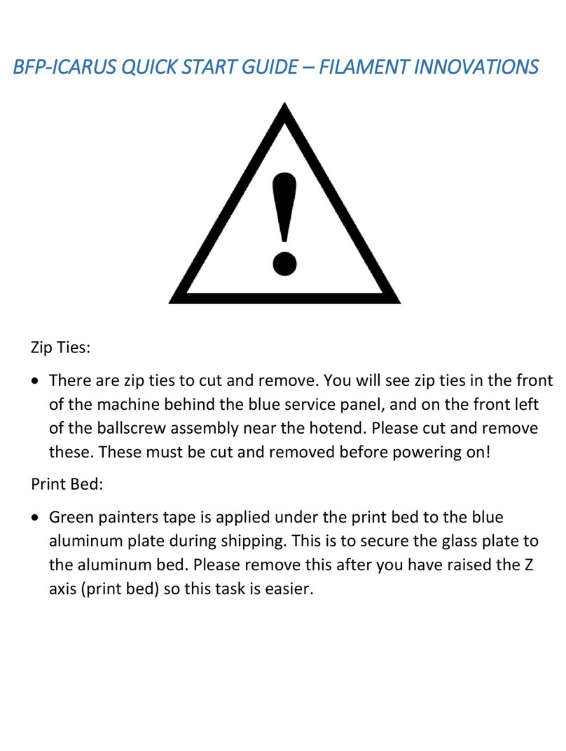 Filament Innovations BFP-ICARUS quick start guide