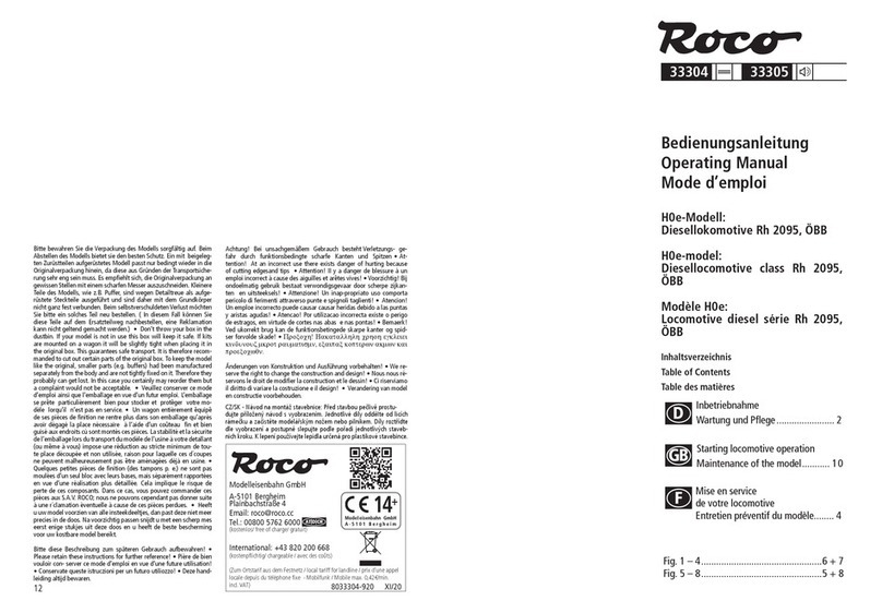 roco H0e operating manual