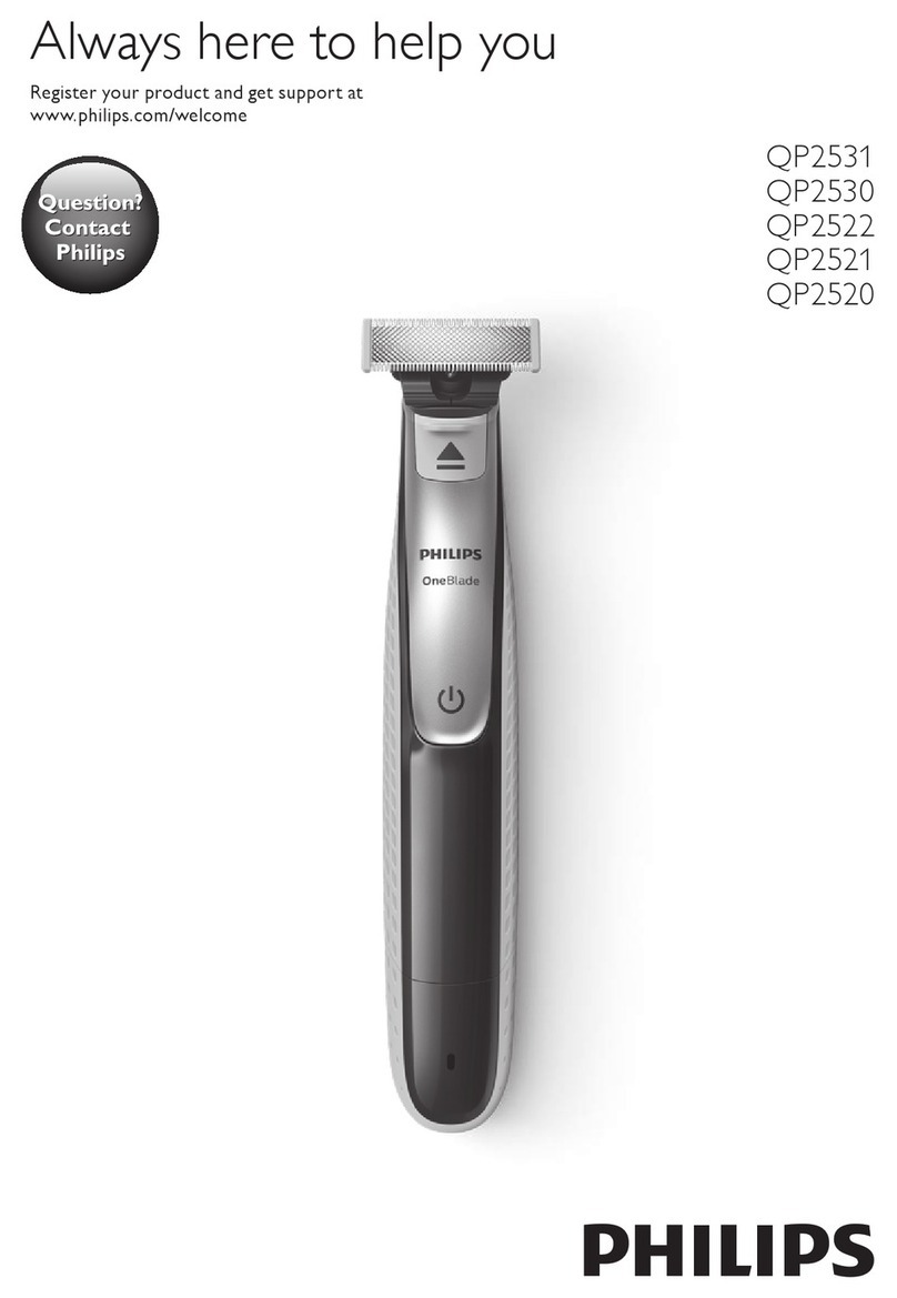 Philips OneBlade QP2531 manual