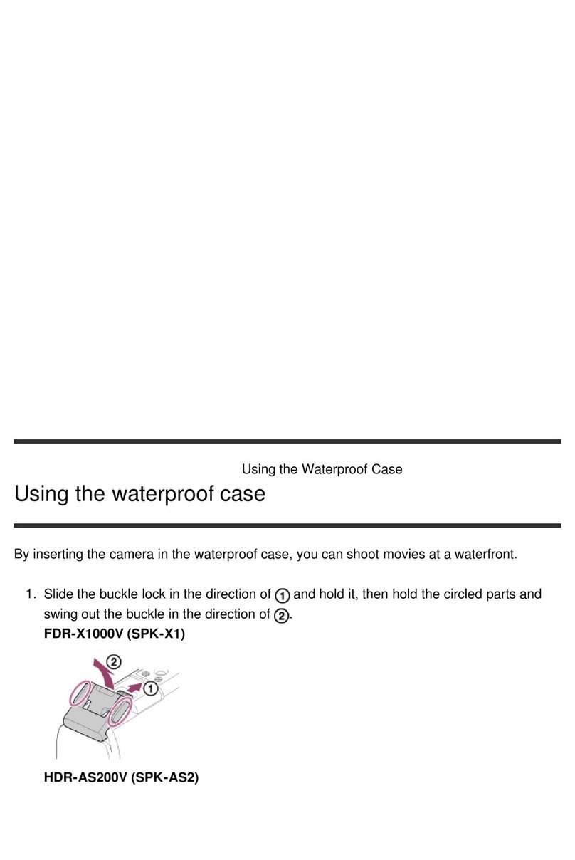 Sony FDR-X1000V User manual