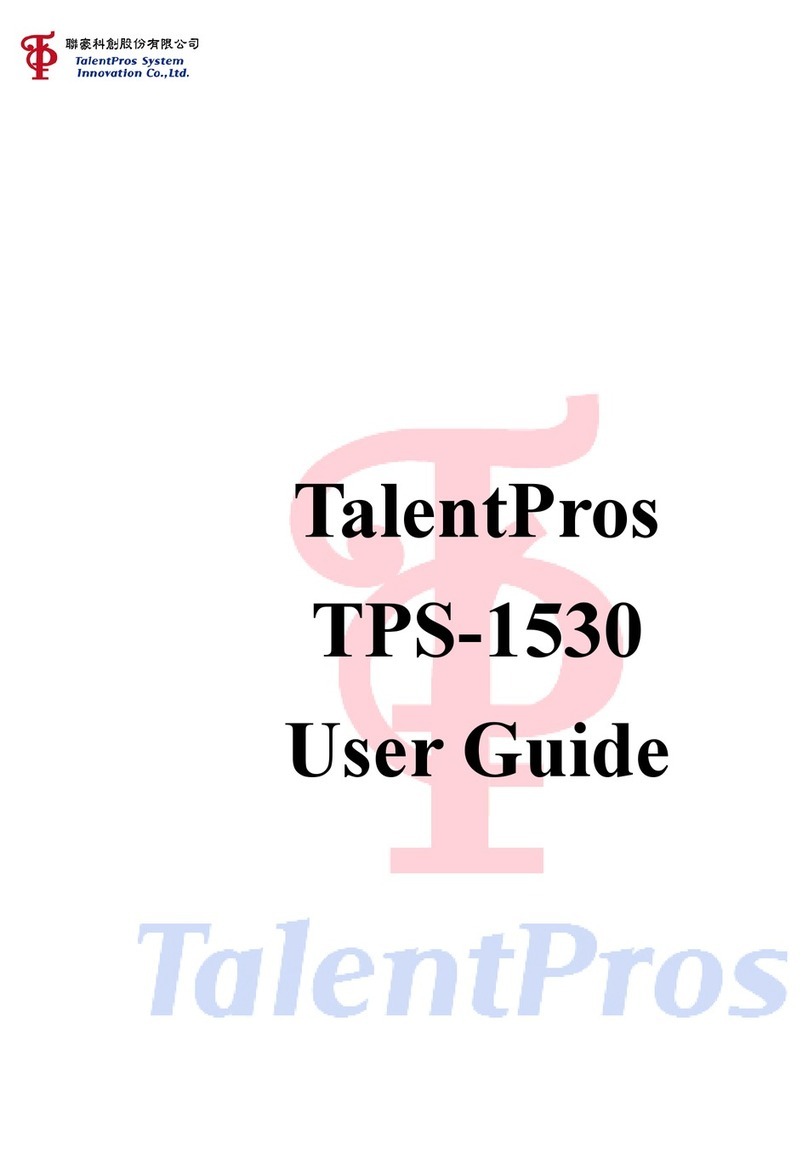 TalentPros TPS-1530 user guide TalentPros TPS-1530 user guide