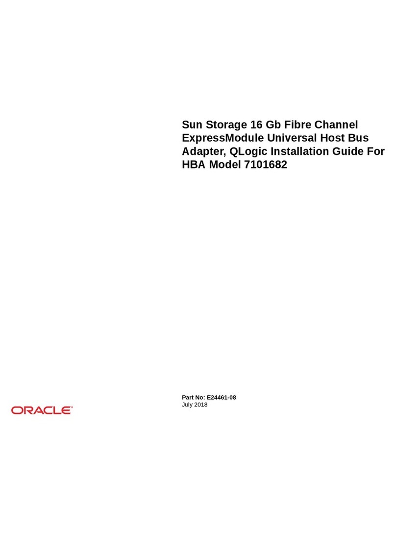 Oracle 7101682 User manual