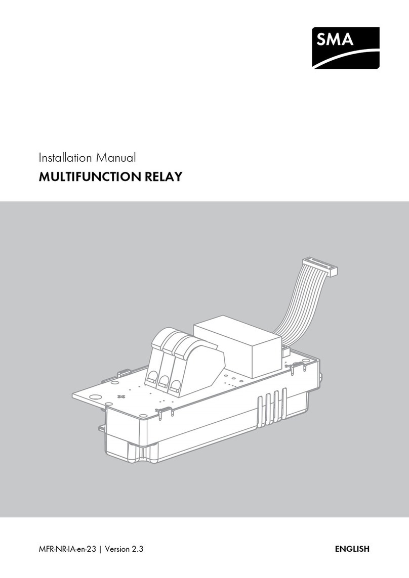 SMA MFR01-10 User manual