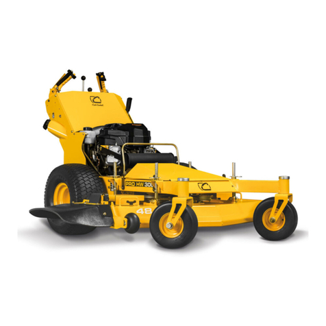 Cub Cadet Pro HW Series User manual