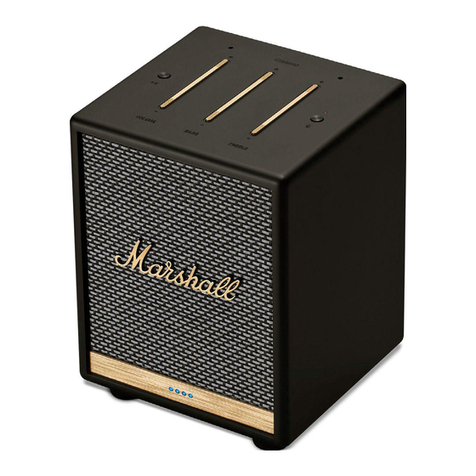 Marshall Amplification Uxbridge User manual Marshall Amplification Uxbridge User manual