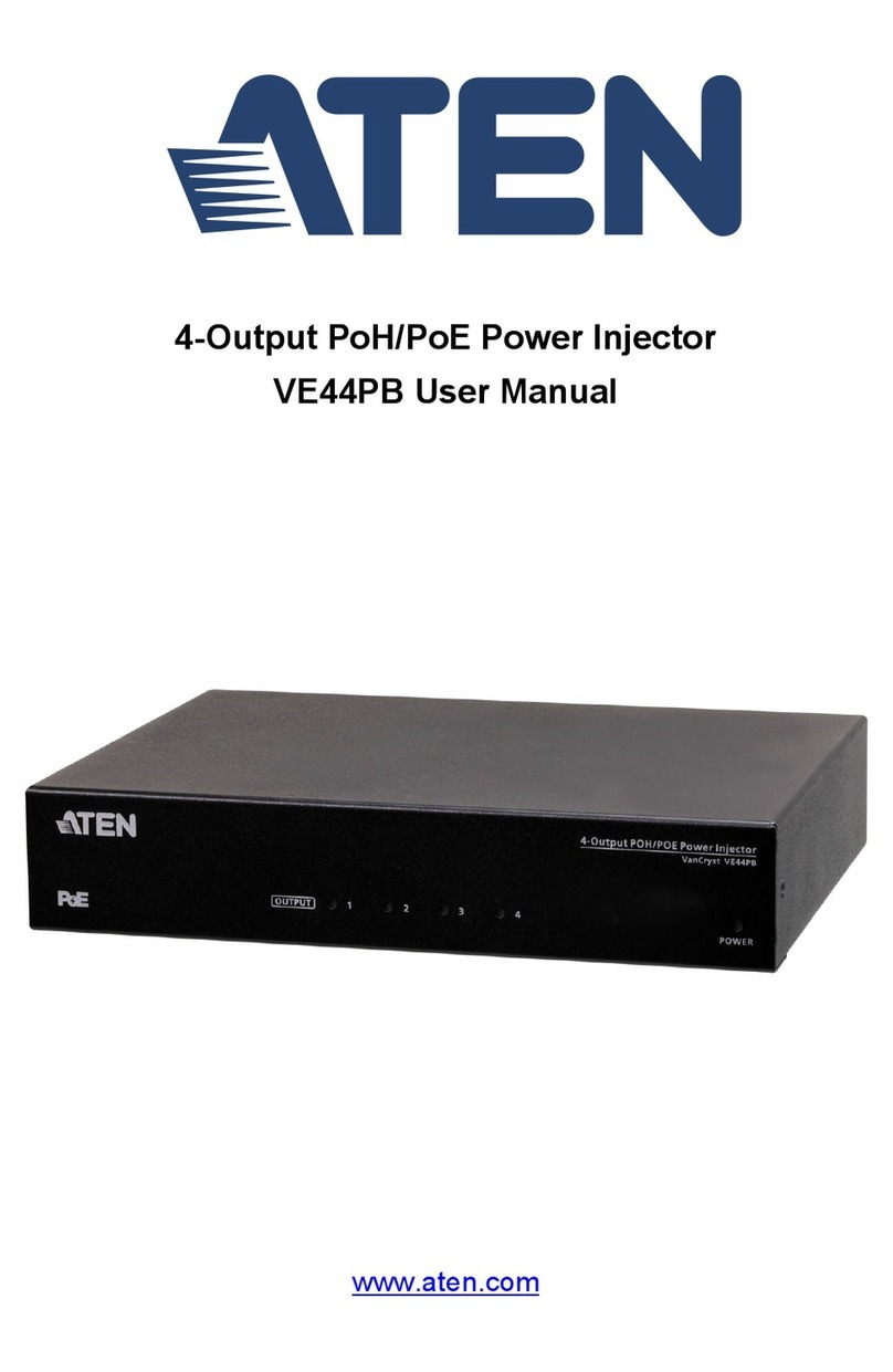 ATEN VE44PB user manual