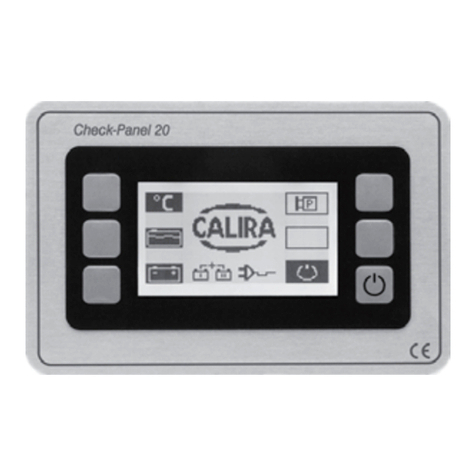 Calira Check-Panel 20 operating instructions