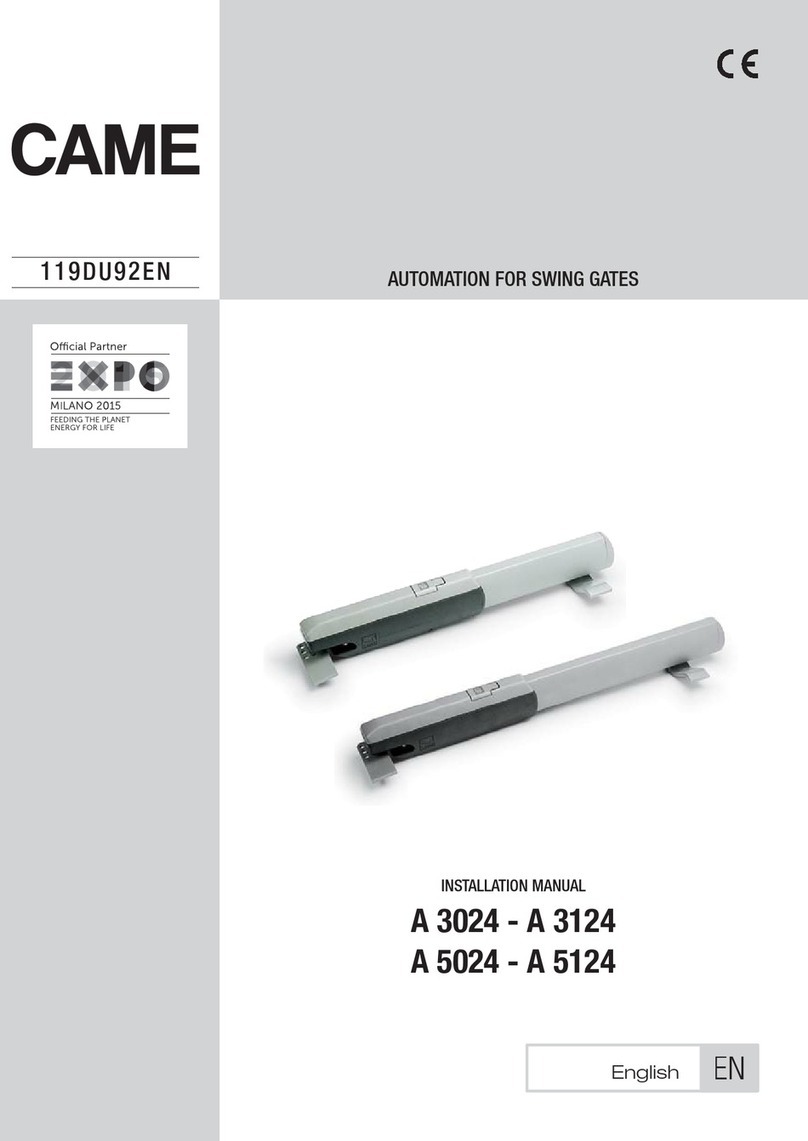 CAME A 3024 User manual