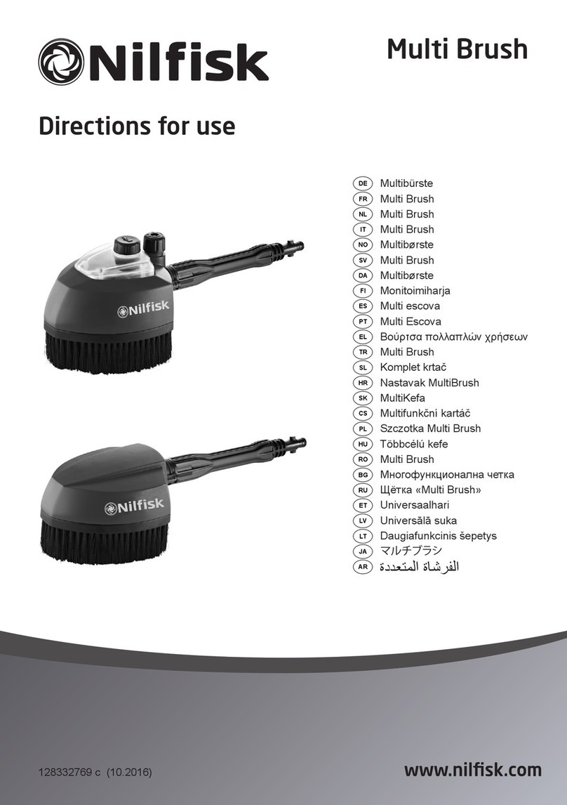 Nilfisk-Advance Multi Brush Directions for use