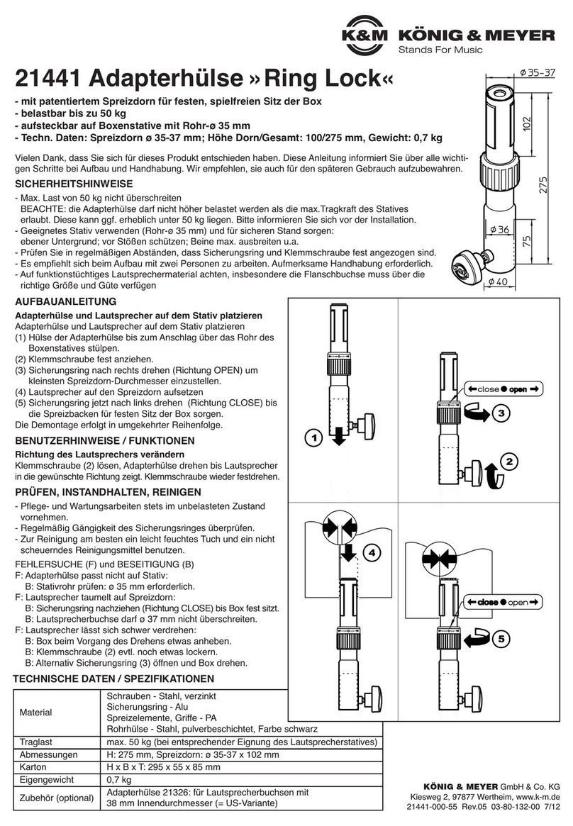 K&M Ring Lock 21441 manual