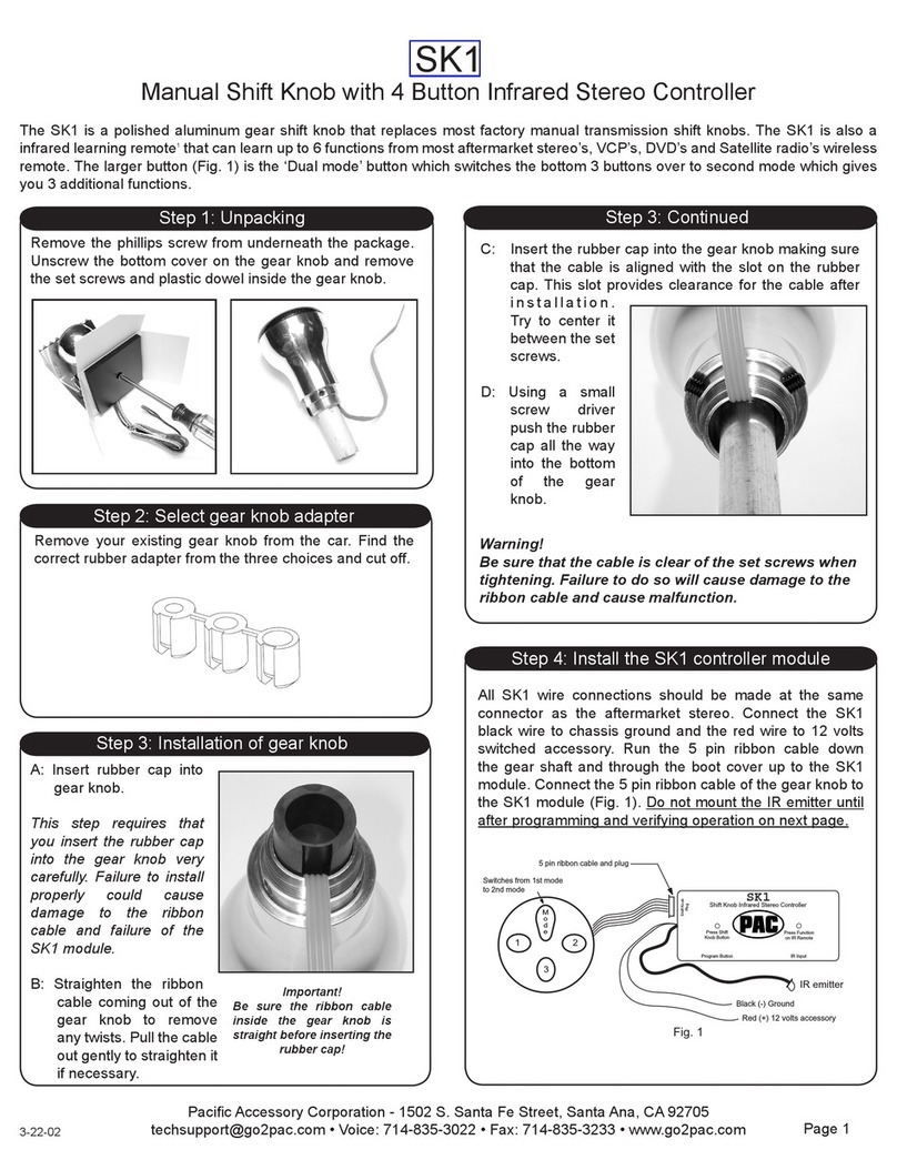 PAC SK1 manual