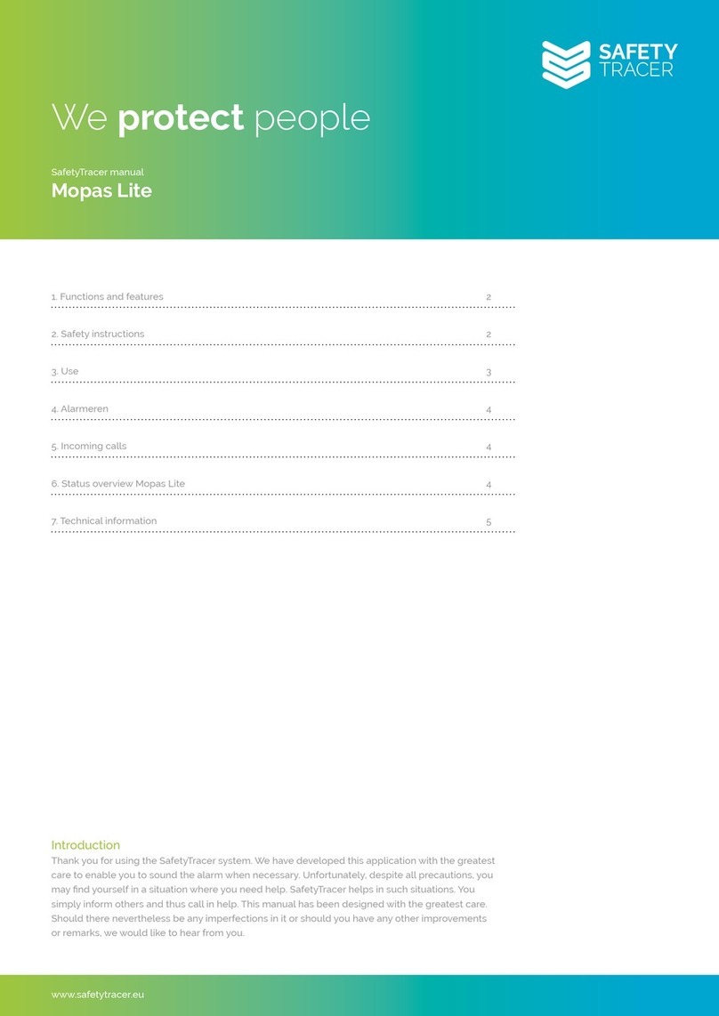 SafetyTracer Mopas Lite User manual