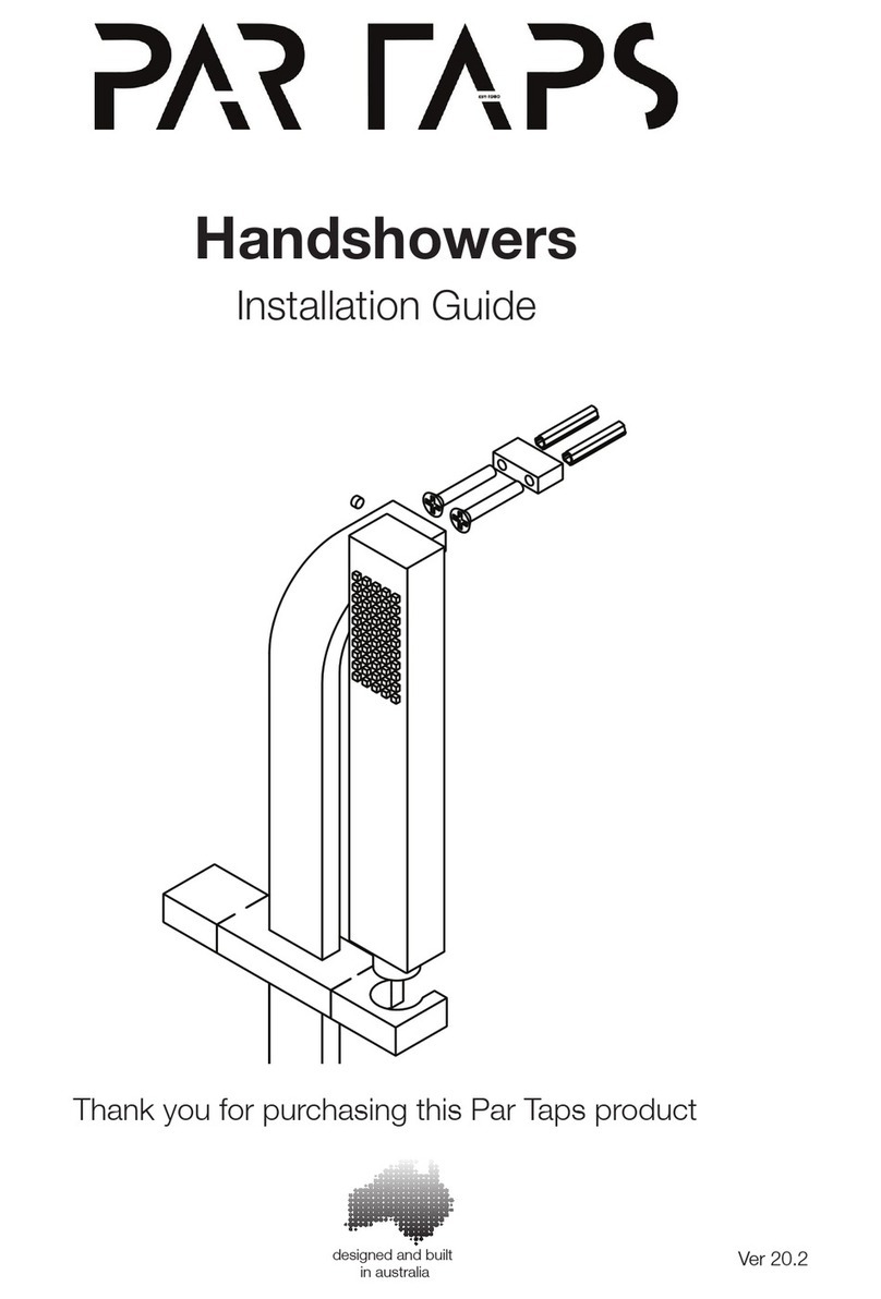 PAR TAPS Burj Handshower installation guide