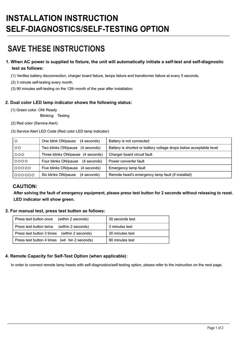 Telesis TEBL3 Installation instruction