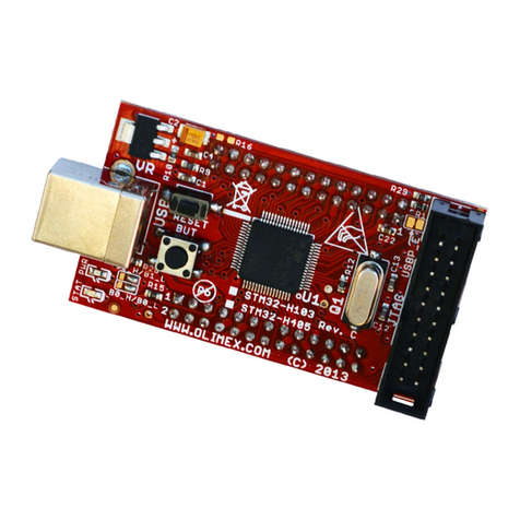 OLIMEX STM32-H405 User manual