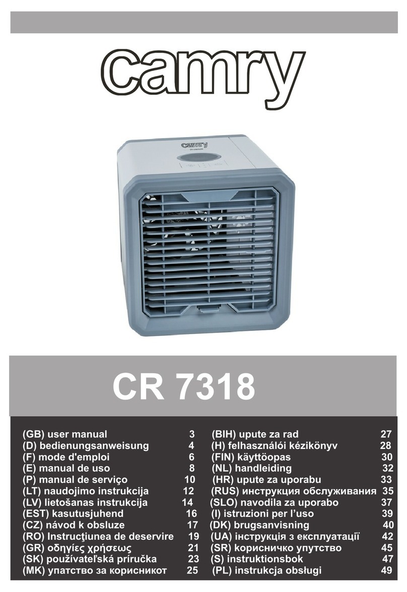 camry CR 7318 User manual