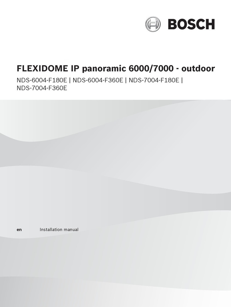 Bosch FLEXIDOME IP panoramic 6000 Series User manual