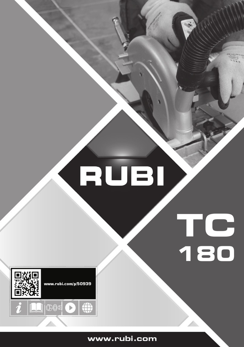Rubi TC180 Original instructions