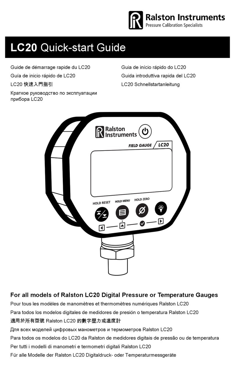 Ralston Instruments LC-20 quick start guide