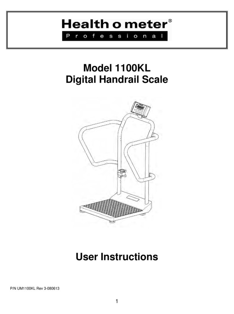 Health O Meter PROPLUS 1100KL User instructions