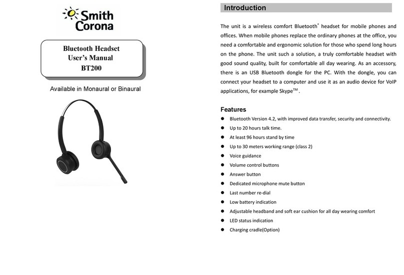 Smith Corona BT200 user manual