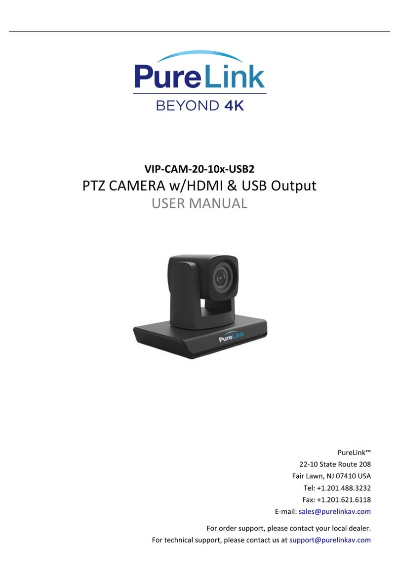 PureLink VIP-CAM-20-10x-USB2 user manual
