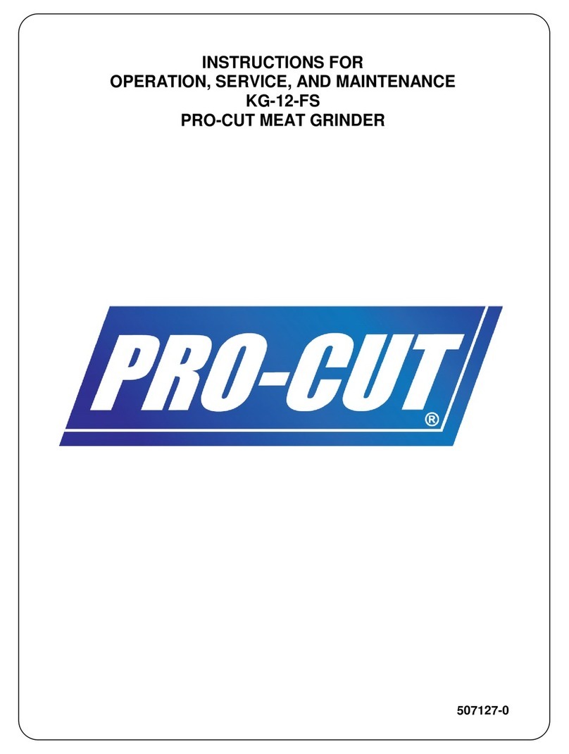 Pro-Cut KG-12-FS Instructions for Operation, Service and Maintenance
