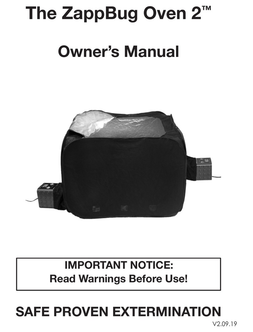 ZappBug Oven 2 owner's manual