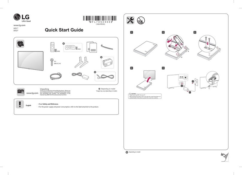 LG LK51 Series quick start guide