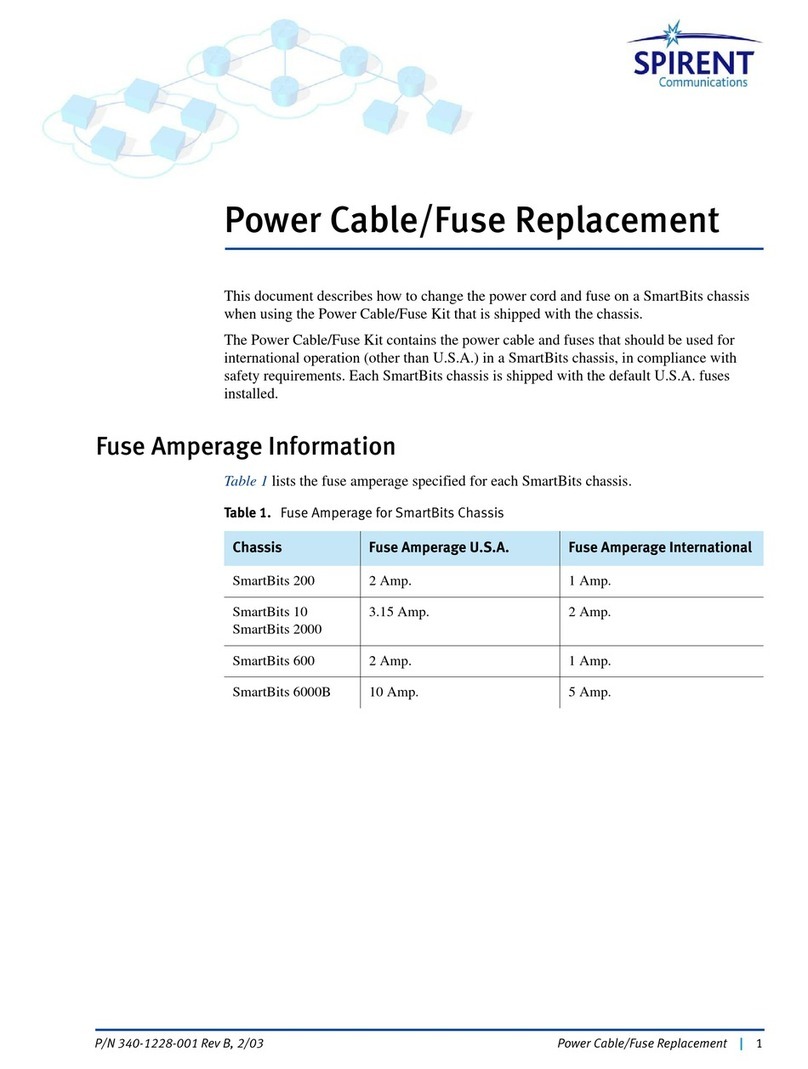 Spirent communications SmartBits 200 Replacement