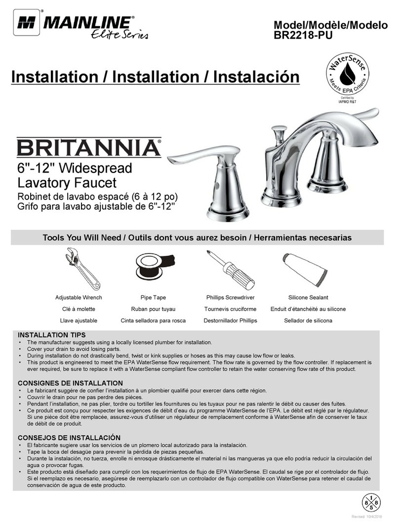 MAINLINE Elite Series User manual MAINLINE Elite Series User manual