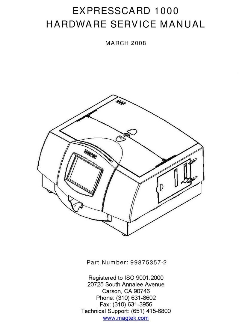 Magtek EXPRESSCARD 1000 User manual