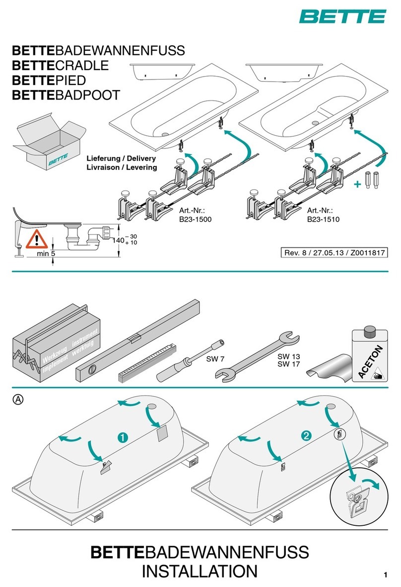 BETTE B23-1500 User manual