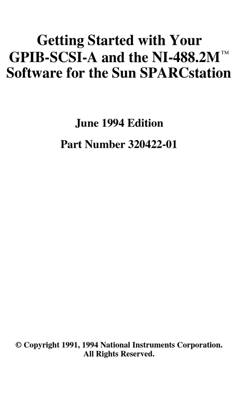 NI GPIB-SCSI-A Getting started NI GPIB-SCSI-A Getting started
