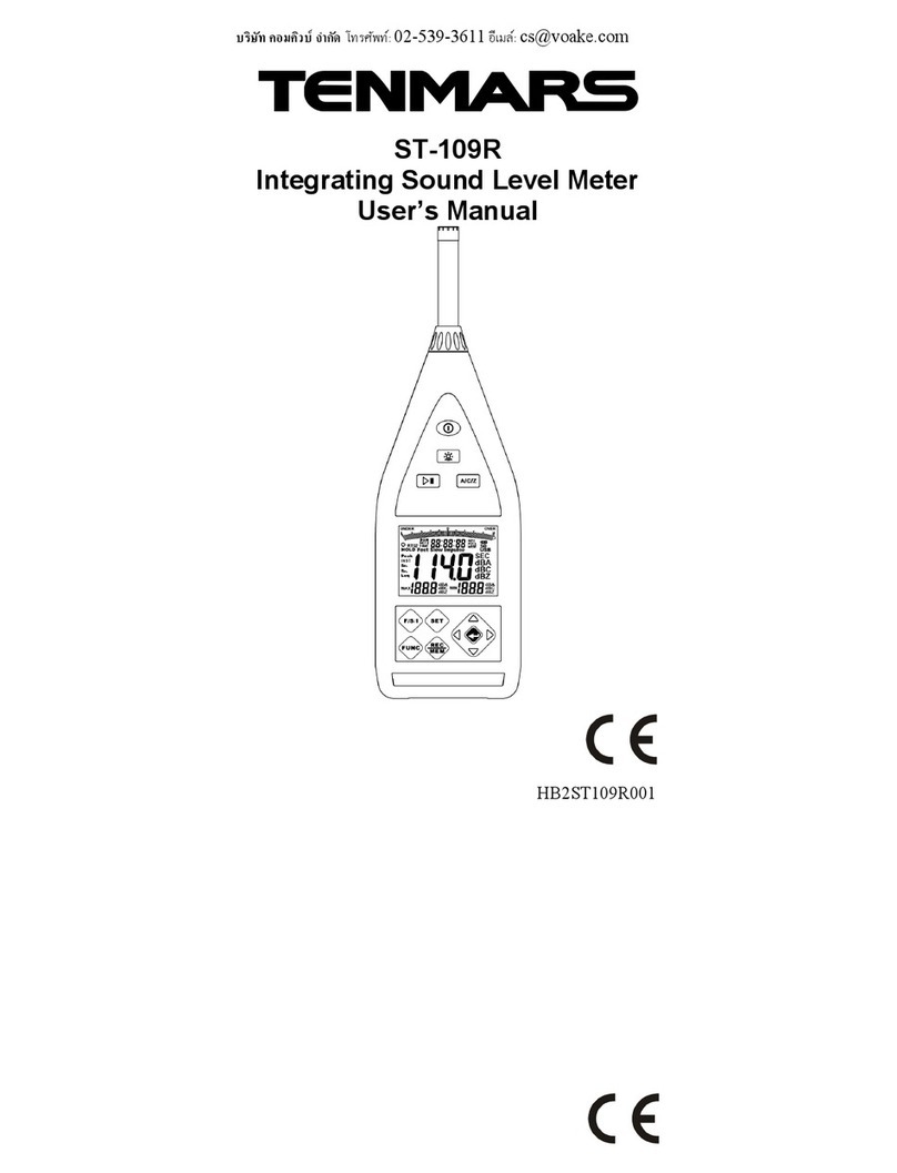 Tenmars ST-109R User manual