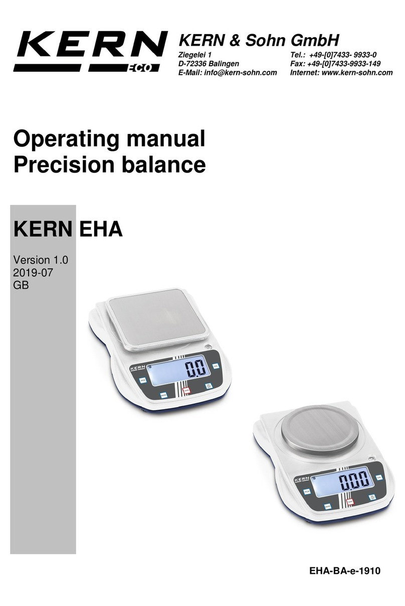 KERN EHA 500-2 operating manual