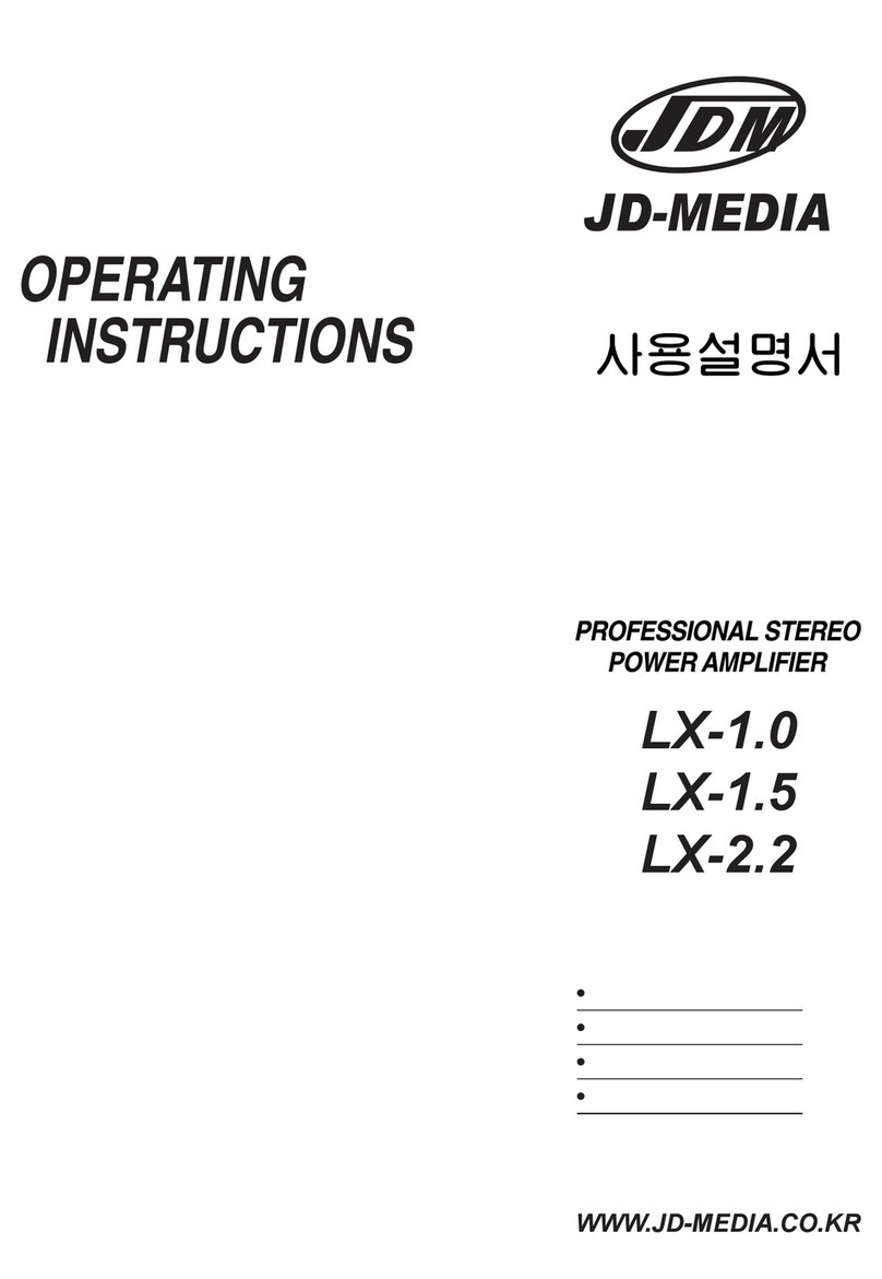 JD-MEDIA LX-1.0 operating manual