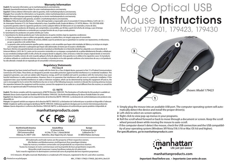 Manhattan 177801 User manual