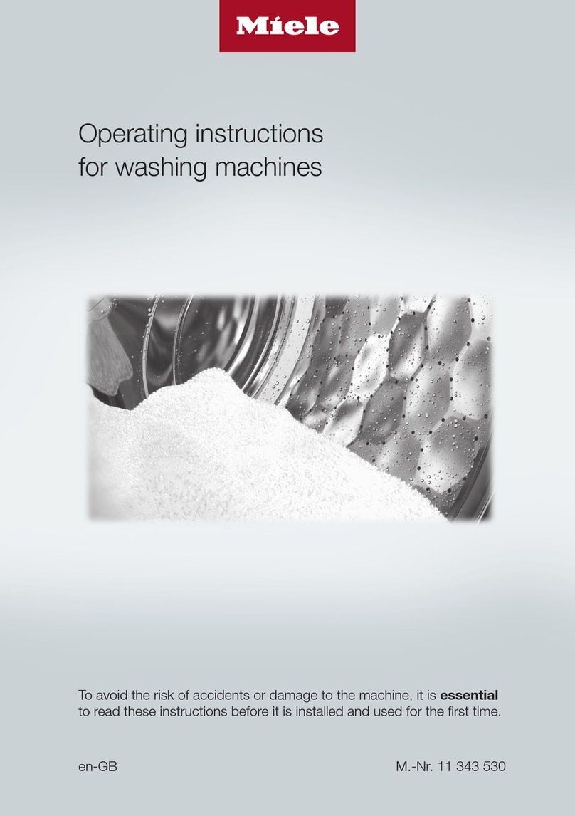 Miele WDD 131 WPS GuideLine operating instructions
