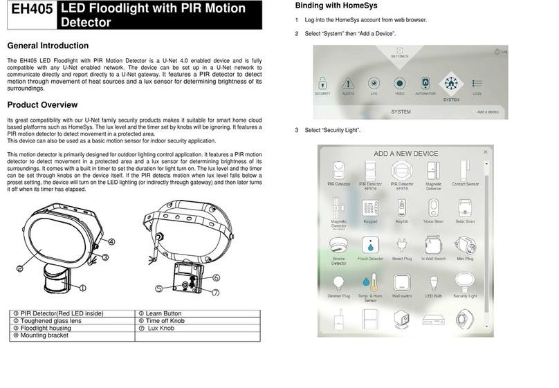 EVERSPRING EH405 User manual