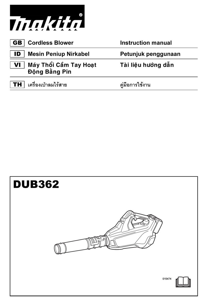 Makita DUB362 instruction manual