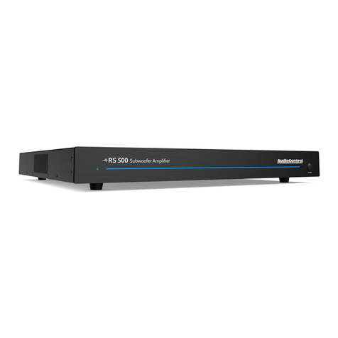 Audio Control RS 500 installation manual