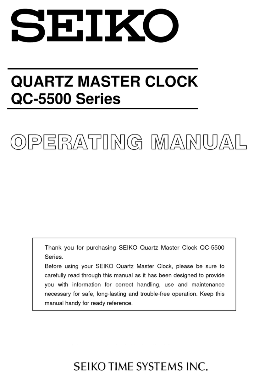 Seiko QC-5500 Series operating manual