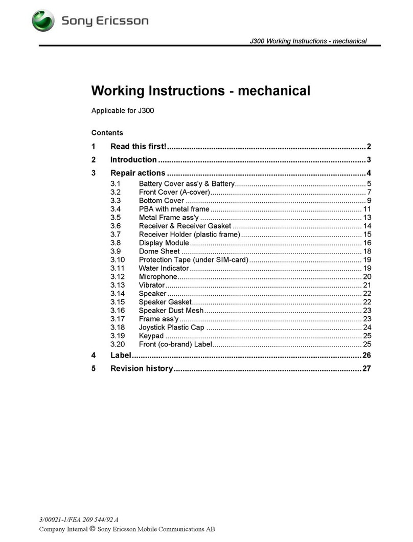 Sony Ericsson J300 User manual