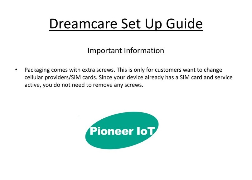 Pioneer IoT Dreamcare Setup guide