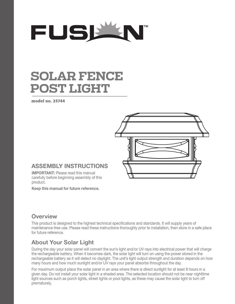 Fusion 25744 User manual