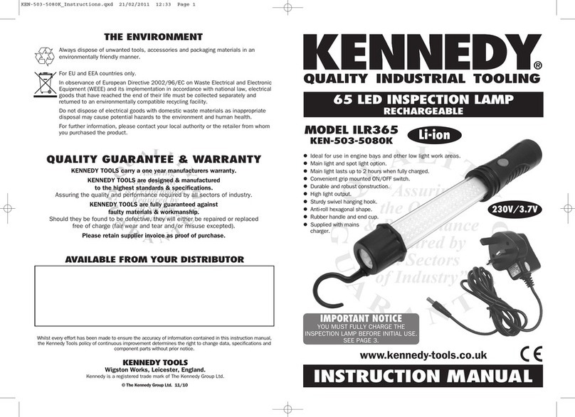 Kennedy KEN-503-5080K instruction manual