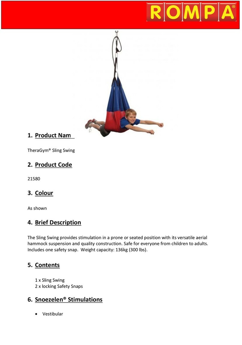 Rompa TheraGym Sling Swing manual
