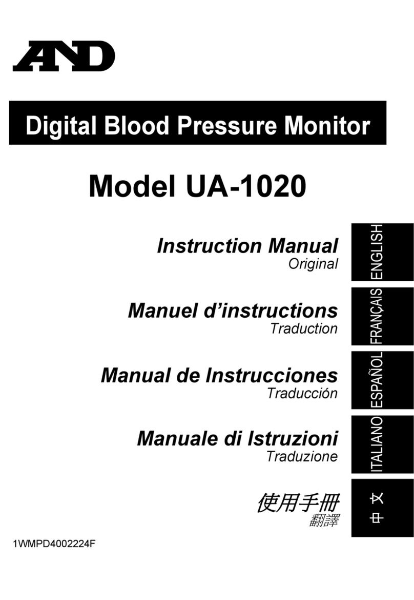 A&D UA-1020 User manual
