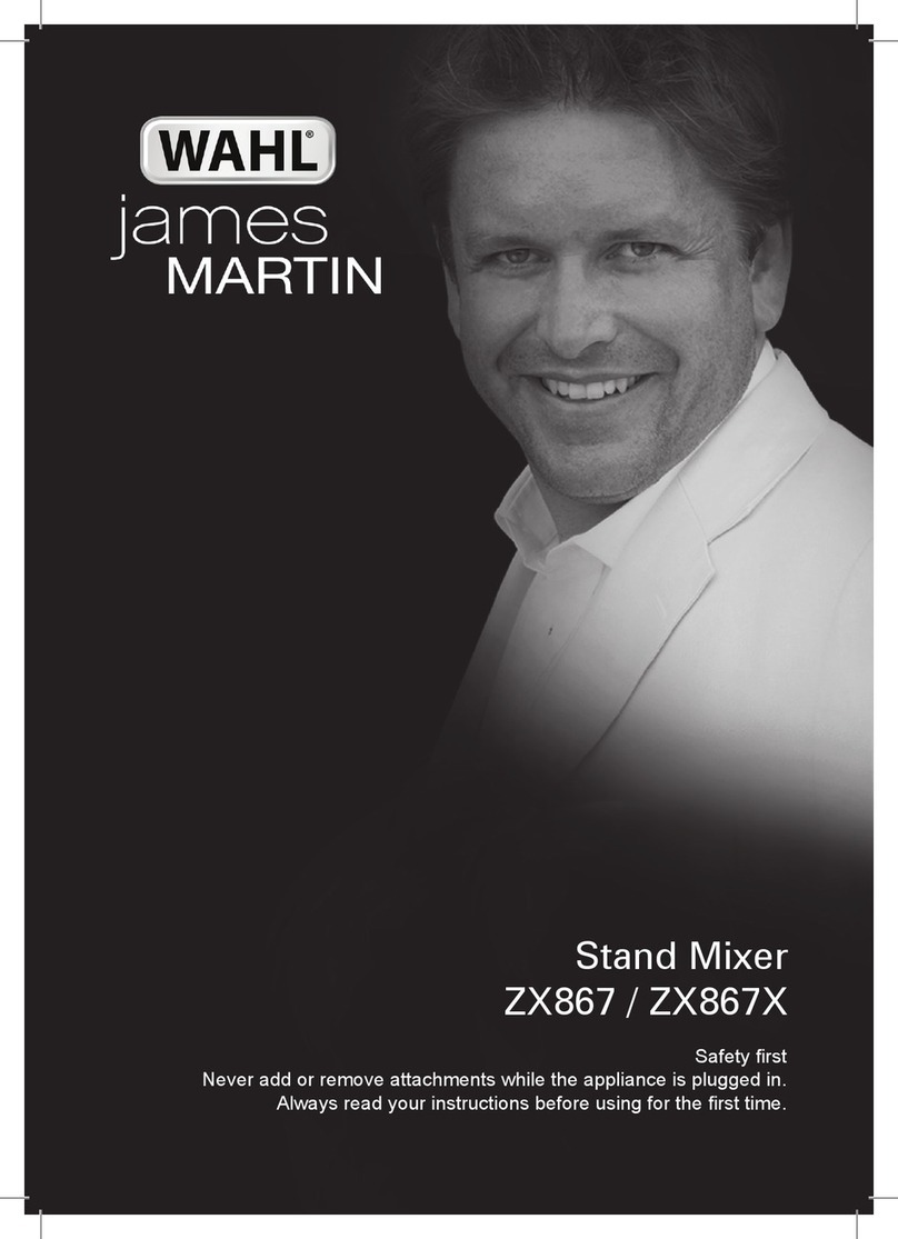 WAHL James Martin ZX867 instructions